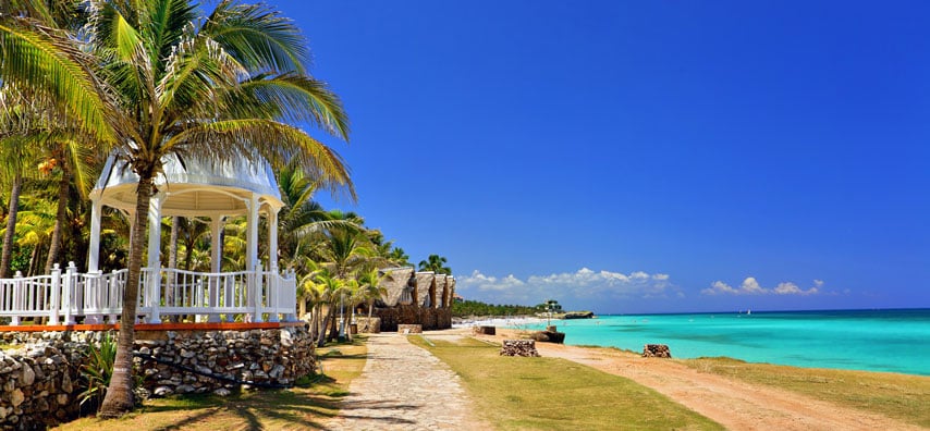 Shore of a Caribbean Island