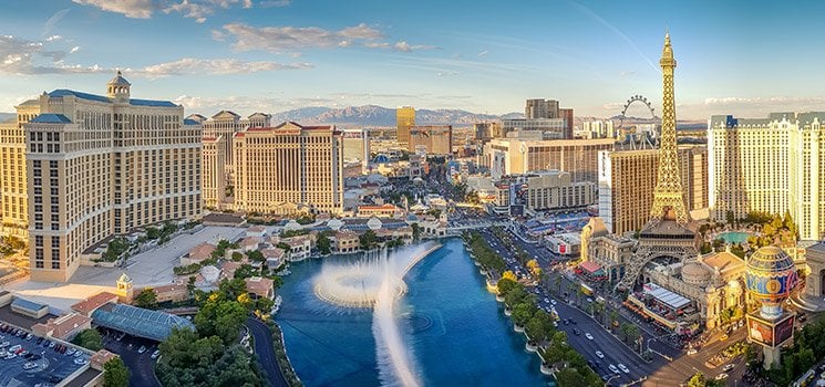 las vegas in the day time