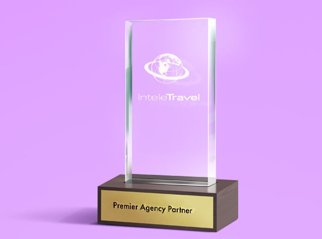 Award recognizing InteleTreavel as a 